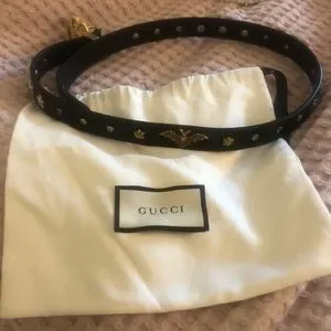 Gucci black leather belt with torch on double g buckle limited edition Gucci | Accessories | Gucci Black Leather Belt With Torch On  main image 4